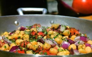Ensalada de Garbanzos y Perejil