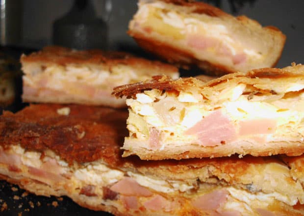 Torta de Jamón, Queso y Ricota