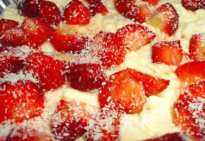 Postre de Ricota y Frutillas