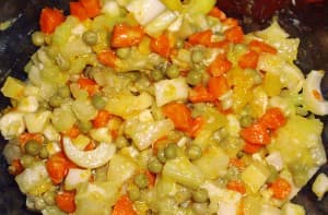 Ensalada de Apio Manzana y Palmitos