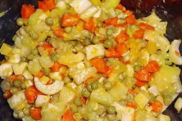 Ensalada de Apio Manzana y Palmitos