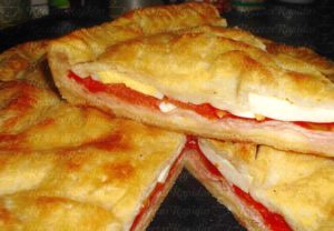 Tarta Napolitana de Jamón y Queso