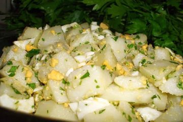 Ensalada de Papas con Huevo Duro