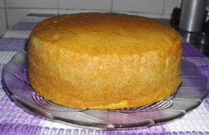 Receta de Bizcochuelo casero