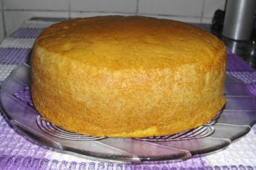 Receta de Bizcochuelo casero