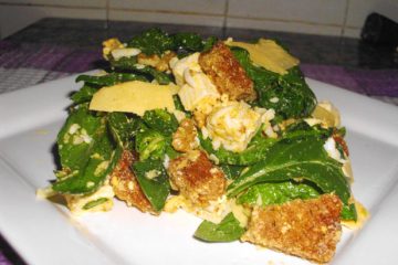 Ensalada de Espinacas con Queso