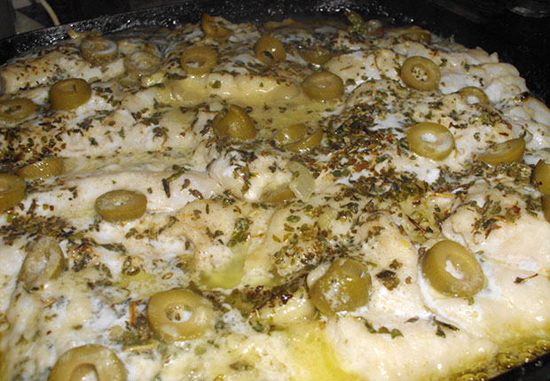 Merluza con salsa de coco