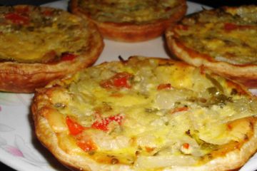 Tartaletas de Jamón y Morrón