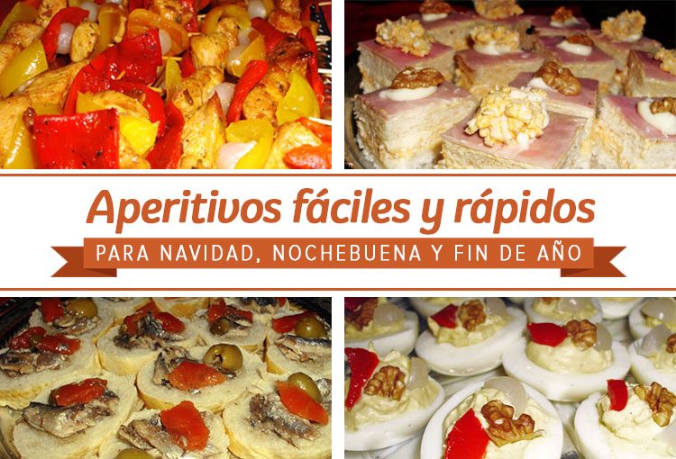 Aperitivos fáciles para Navidad