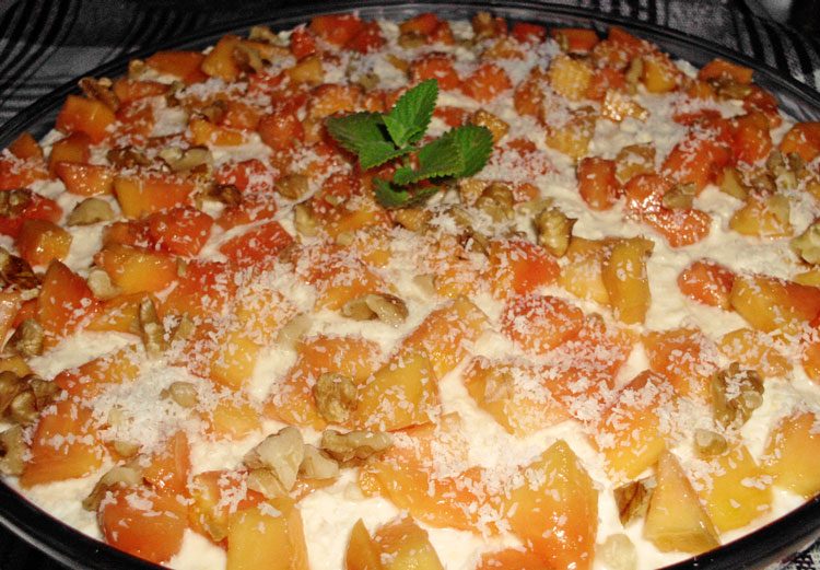 Postre de Papaya y Ricota