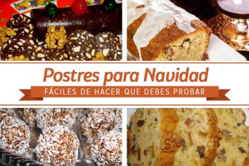 Postres para Navidad fáciles de hacer