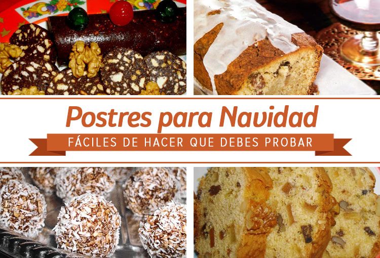 Postres para Navidad fáciles de hacer