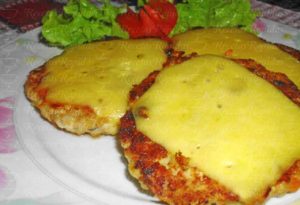 Hamburguesas de pollo con avena fáciles