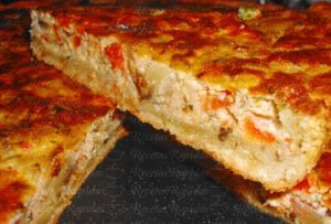 Tarta de Berenjenas y Tomates al horno