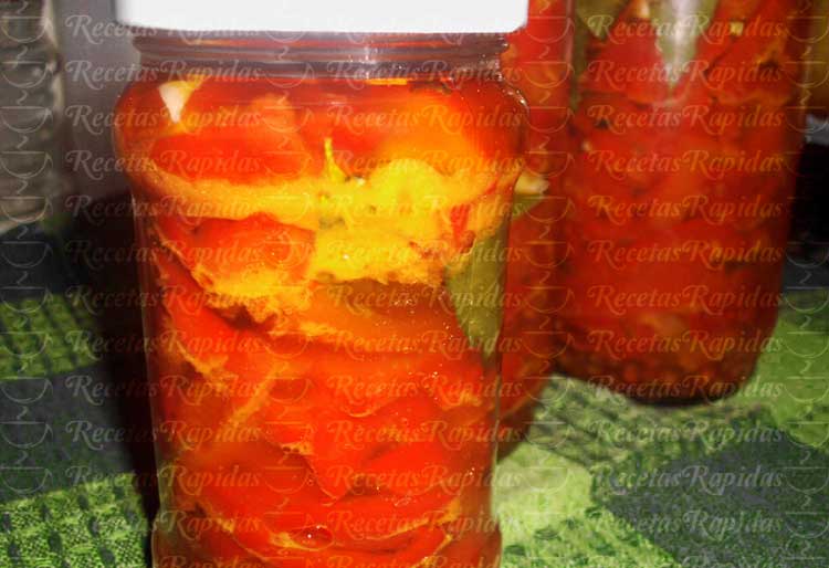 Cómo preparar morrones en conserva