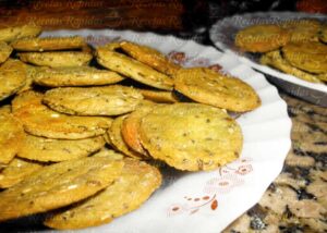 Galletas de Harina de Arvejas con semillas