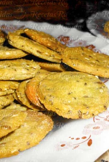 Galletas de Harina de Arvejas con semillas
