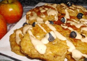 Pancakes o Tortitas de Manzana y Canela sin gluten