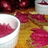 Cebollas encurtidas en vinagre