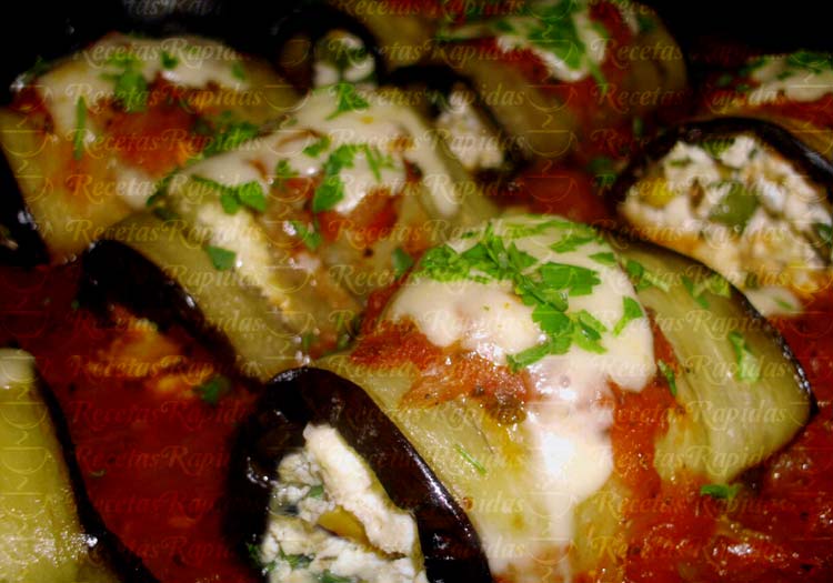 Involtini Rollitos de Berenjena