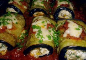Involtini Rollitos de Berenjena