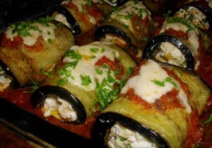 Involtini Rollitos de Berenjena