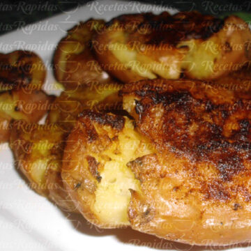 Cómo hacer papas aplastadas al horno